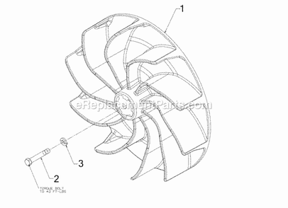 Louver Plate Diagram and Parts List for 24A-67M4756 2017 Cub Cadet Leaf Blower / Vacuum